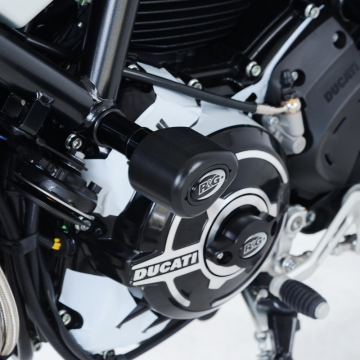view R&G CP0451BL Aero Style Crash Protectors for Ducati Scrambler 1100 (2018-)
