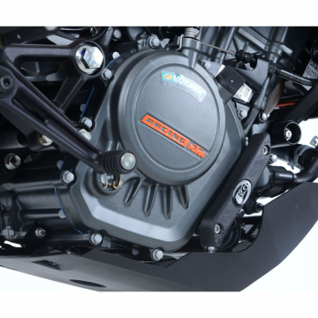 view R&G ECS0120BK Engine Case Slider RHS for KTM 125 Duke (2017-) / RC125 (2017-)