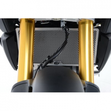 view R&G RAD0173TI Radiator Guard, Titanium for Suzuki 1000 V-Strom / XT (2014-2019)