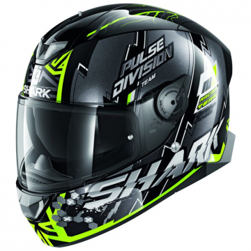 view Shark Skwal 2 Noxxys Helmet, Black/Yellow/Silver