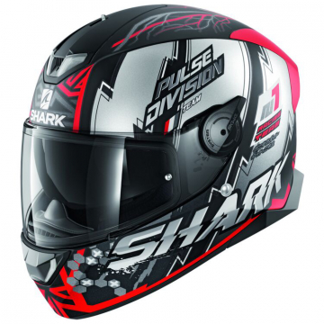 view Shark Skwal 2 Noxxys Matte Helmet, Black/Red/Silver