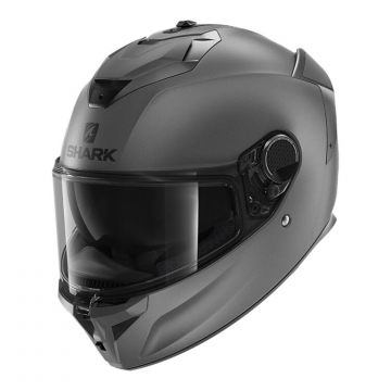 view Shark Spartan GT Blank Matte Helmet, Anthracite Matte