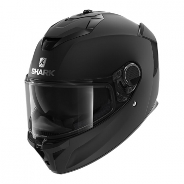 view Shark Spartan GT Blank Matte Helmet, Black Matte