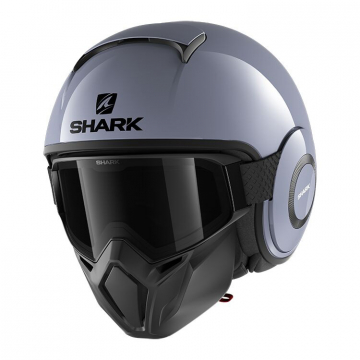 view Shark Street Drak Blank Helmet, Silver/Glossy