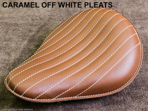 Caramel with Off-White Stitching