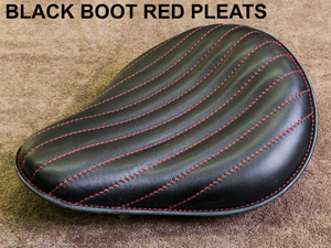 Black with Red Stitching