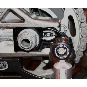 view R&G Cotton Reel Swingarm Spools, Offset for BMW HP4 '13-'15, S1000RR '10-'14 & S1000R '14-'15