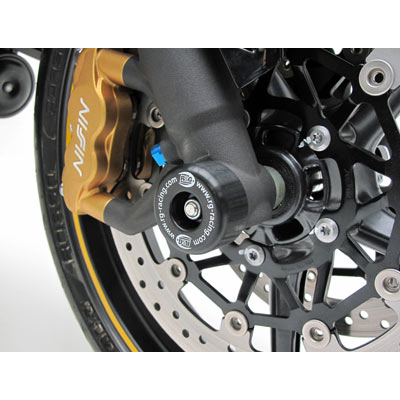 R&G FP0047BK Front Axle Sliders for Triumph Daytona 675 and Street ...