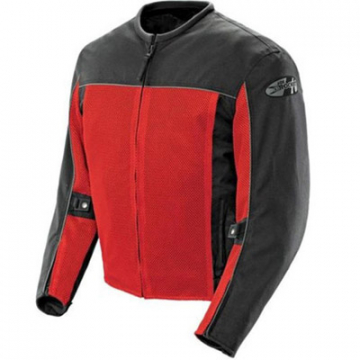 view Joe Rocket Velocity Mesh Textile Jacket - Red / Black