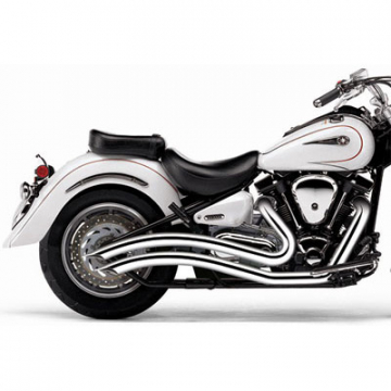 view Cobra Speedster Swept Chrome Complete Exhaust - Yamaha RoadStar 1600 / 1700 99-07