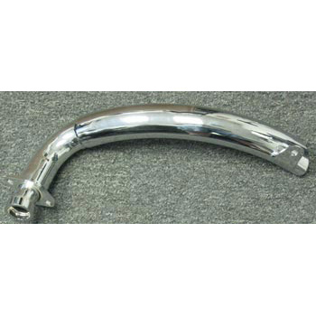 view HIGHWAY HAWK Rear Half Turn Down Pipe Exhaust V-Star 1100 99-up