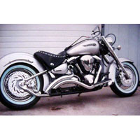 view MORTONS CUSTOM Down And Dirties Complete Exhaust RoadStar