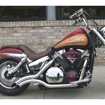 otte Uskyld Hæl MORTONS CUSTOM Down And Out Blowing Out Complete Exhaust VTX1300 |  Accessories International