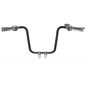 view LA Choppers Hefty Ape Hanger Handlebar Black 14" Rise - Harley