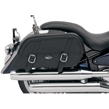 Saddlemen Drifter Slant Throw-Over Saddlebags - Extra Jumbo