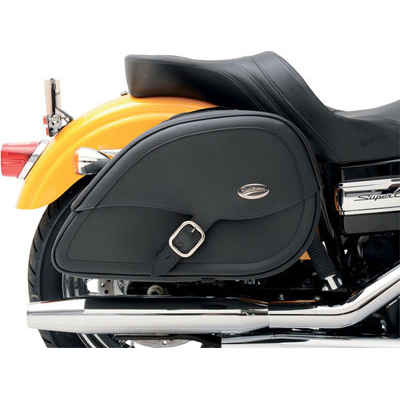 Saddlemen Drifter Teardrop Saddlebags with Shock Cutaway and Zip-off ...