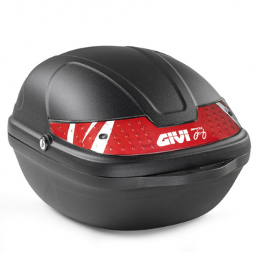 view Givi CY14N 14 Liter Top Case, Red Reflector