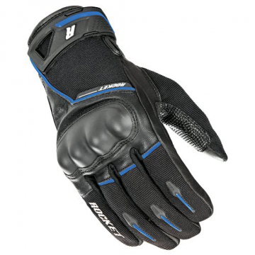 view Joe Rocket Super Moto Gloves, Black/Blue