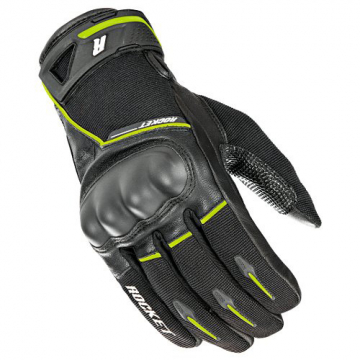 view Joe Rocket Super Moto Gloves, Black/Hi-Viz
