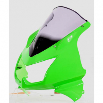 view MRA 08.054.R Double-Bubble Racing Windshield for Kawasaki Ninja 250R / ZX250R (2008-current)