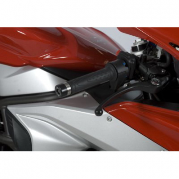 R&G BE0062BK Bar End Sliders for MV Agusta F3 675 and 800