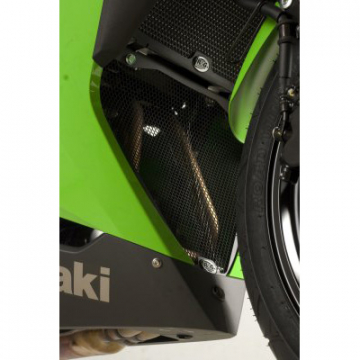 R&G DG0012.TI Exhaust Header Pipe Grill for Kawasaki Ninja 300 (2013-current)