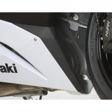 view R&G DG0013.TI Exhaust Header Pipe Grill, Titanium for Kawasaki ZX-6R (2013-current)