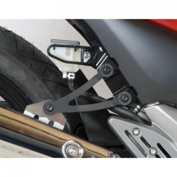 view R&G EH0056BK Exhaust Hanger and Footrest Blanking Plate for Suzuki GW250 Inazuma (2013-current)