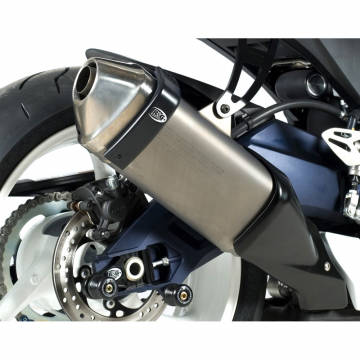 view R&G EP0010BK Exhaust Protector, Hexagonal for Honda models