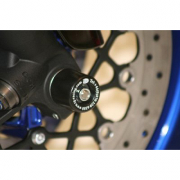 view R&G FP0025BK Front Axle Sliders for Suzuki GSX-R600, GSX-R750 and GSX-R1000