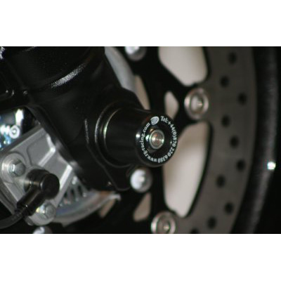 R&G FP0065BK Front Axle Sliders for Suzuki Bandit 1250 and GSX1250FA ...