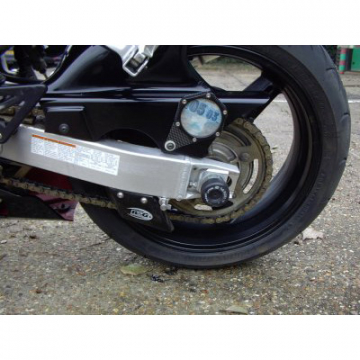 view R&G SP0001.BK Rear Axle Protectors for Suzuki GSX-R600, GSX-R750, GSX-R1000 and GSX1300R