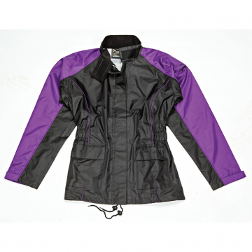 view Joe Rocket RS-2 Rain Suit, Black/Purple