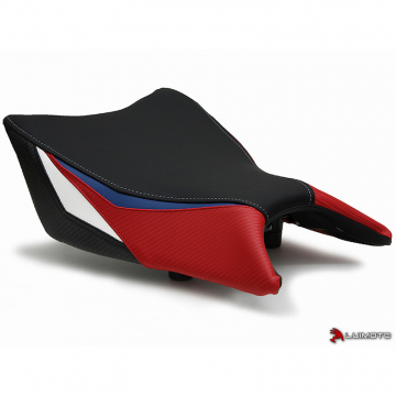 view Luimoto 2211101 Tri-Colour Rider Seat Cover for Honda CBR300R (2015-current)