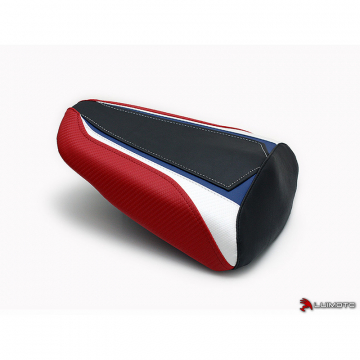 view Luimoto 2211201 Tri-Colour Passenger Seat Cover for Honda CBR300R (2015-current)