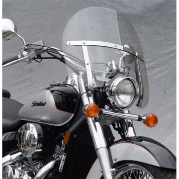 National Cycle N2270 Wide Frame Heavy Duty Chopped Windshield for Honda with Optional Mounting Kit