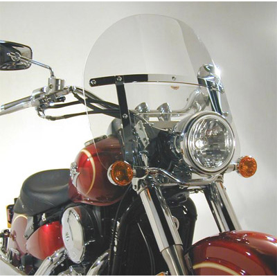 National Cycle N2270 Wide Frame Heavy Duty Chopped Windshield Kawasaki ...