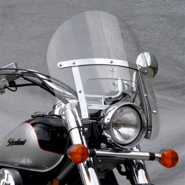 National Cycle N2221 Narrow Frame Heavy Duty Low Boy Windshield for Honda with Optional Mounting Kit