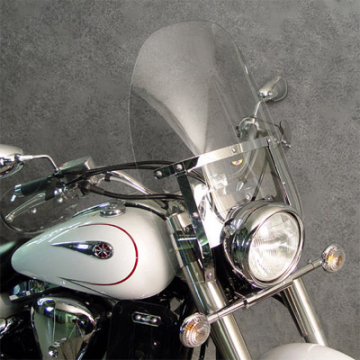 National Cycle N2220 Narrow Frame Heavy Duty Custom Windshield Yamaha with Optional Mounting Kit