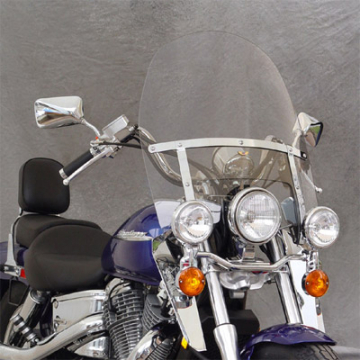 National Cycle N2210 Wide Frame Heavy Duty Touring Windshield for Suzuki with Optional Mounting Kit